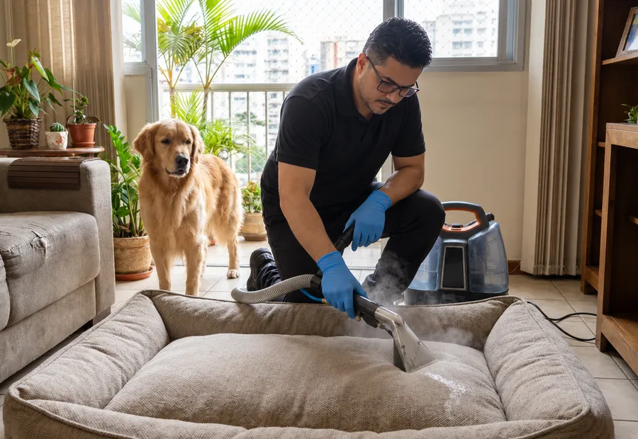Limpeza de cama de pet em Nova Lima, sem cheiro: Limpeza de cama de pet em Nova Lima: quando a casa está limpa mas ainda cheira a cachorro